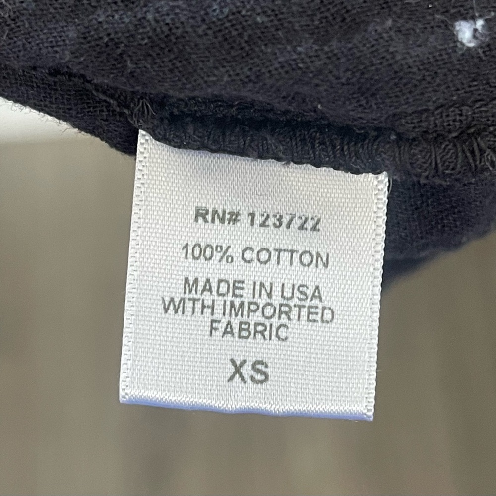 Xirena Ruby Dress Black Tiered Gauze Pockets Size XS - Picture 4 of 4